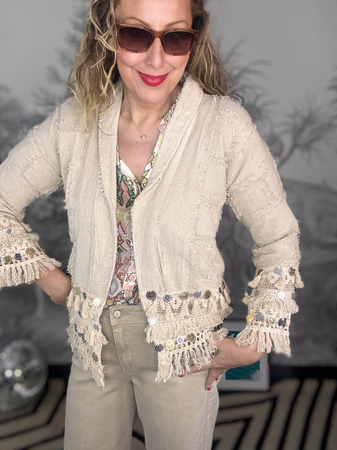 Bohemia Coin Tassel Jacket