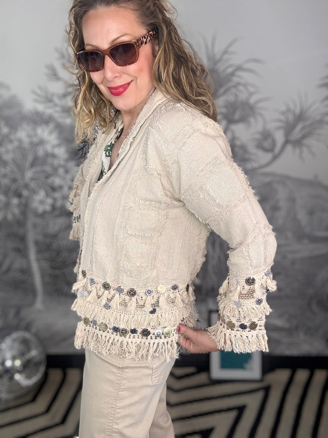 Bohemia Coin Tassel Jacket