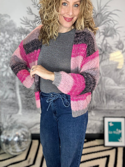 Filuca Striped Cardigan