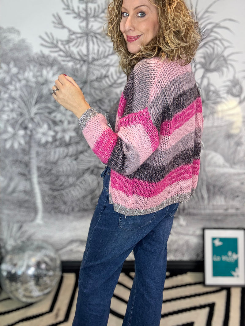 Filuca Striped Cardigan