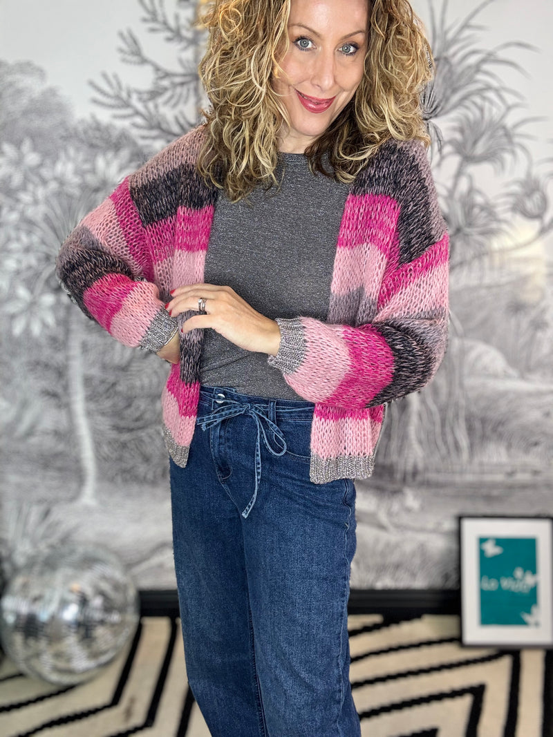 Filuca Striped Cardigan