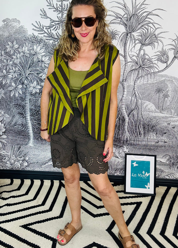 Suzie Stripe Waistcoat