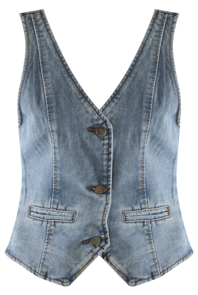 Piper Denim Waistcoat