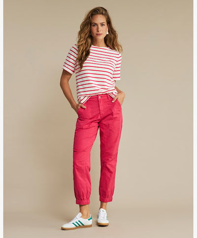Joy Elastic Hem Tapered Jeans