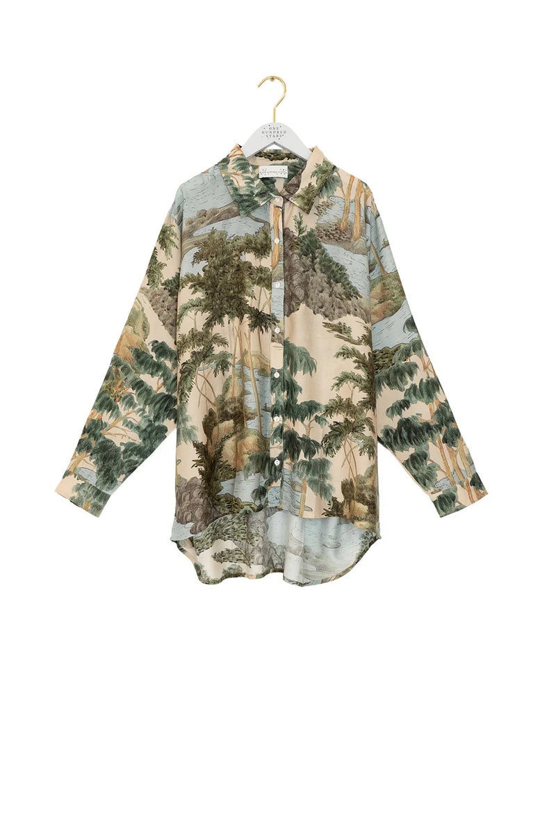 Rivers & Trees Natural Oversized Shirt
