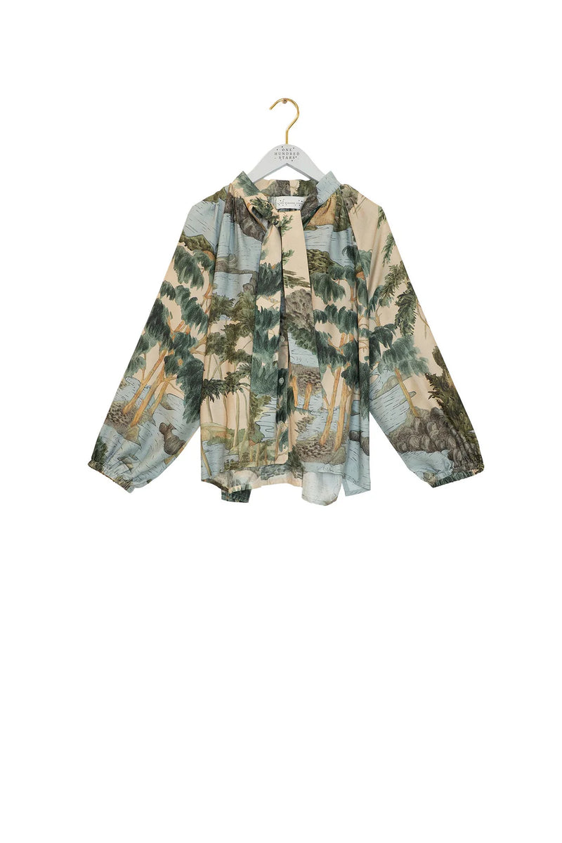 Rivers & Trees Pussy Bow Blouse