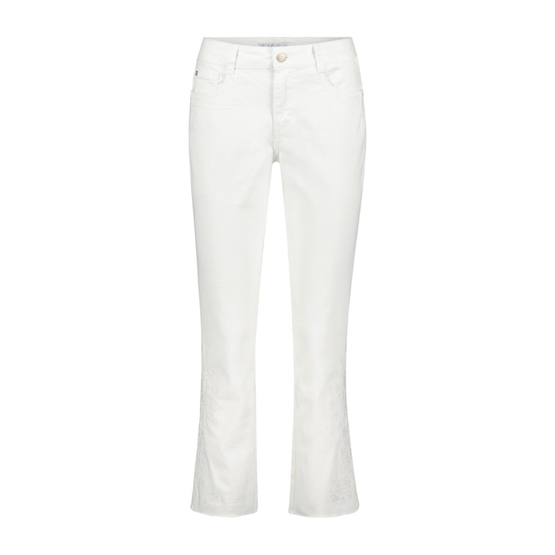 Kate Straight Leg Jeans with Embroidery