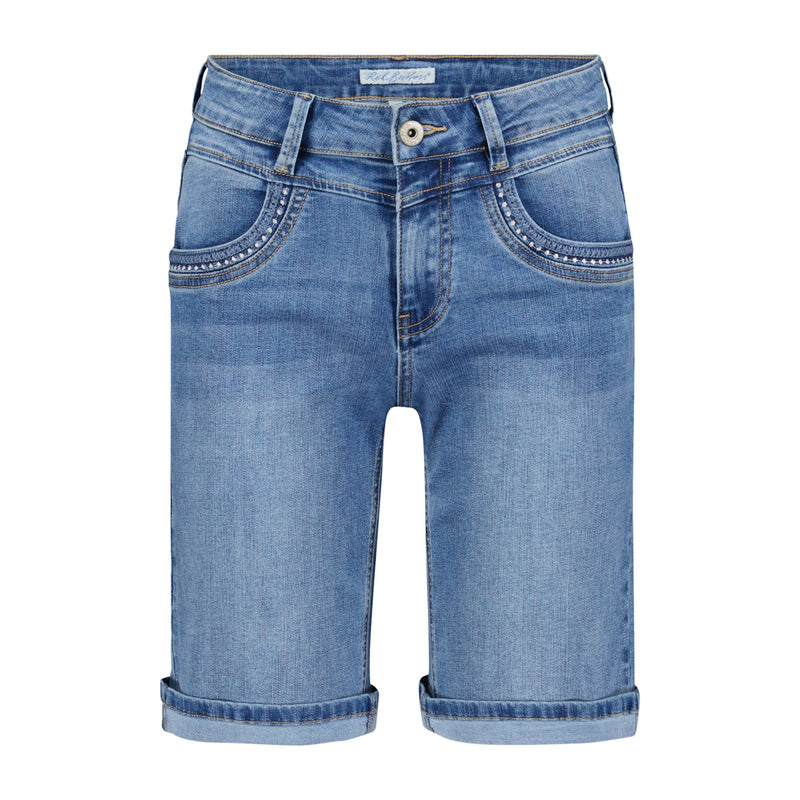 Sienna Embroidery Denim Shorts