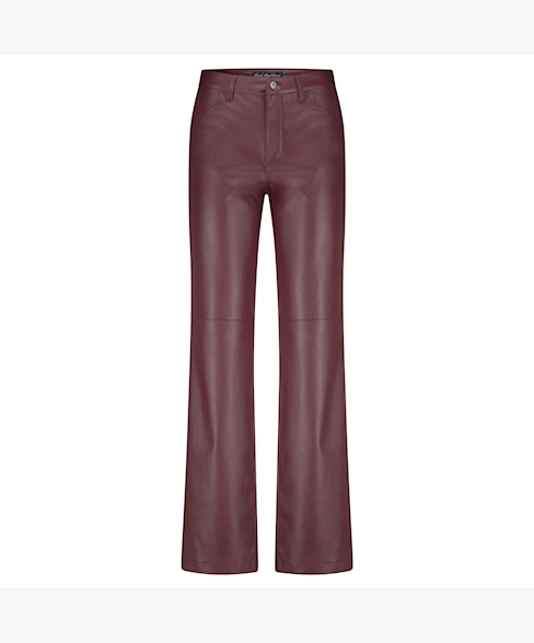 Colette Faux Leather Wide Leg Trousers