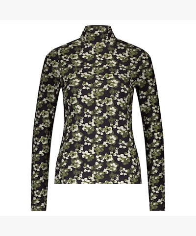 Rolinde Long Sleeve Top in Floral Khaki