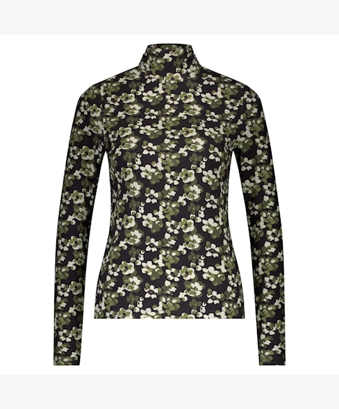 Rolinde Long Sleeve Top in Floral Khaki