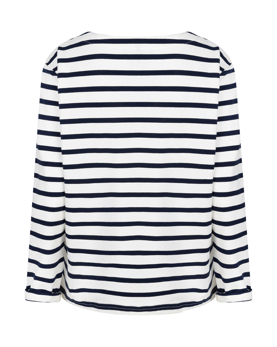 Terry Stripe &amp; Scarf Top