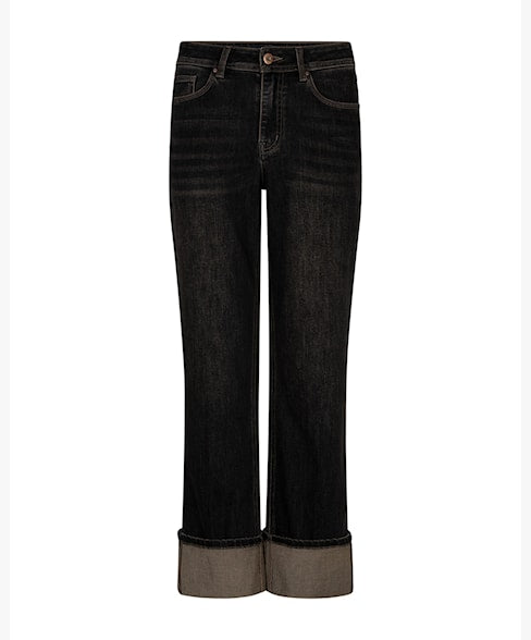 Kim Overdye Denim Jeans in Brown Tint