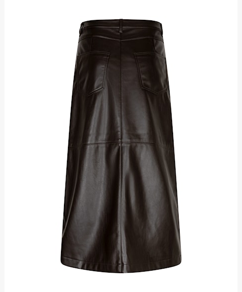 Alina faux Leather Skirt