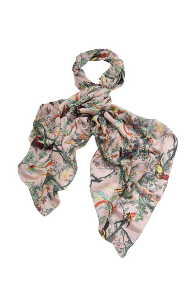 Chinoiserie Pink Scarf