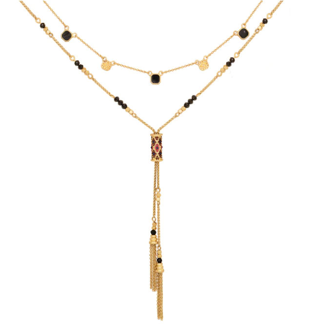 Deco Bliss Gold Layered Necklace