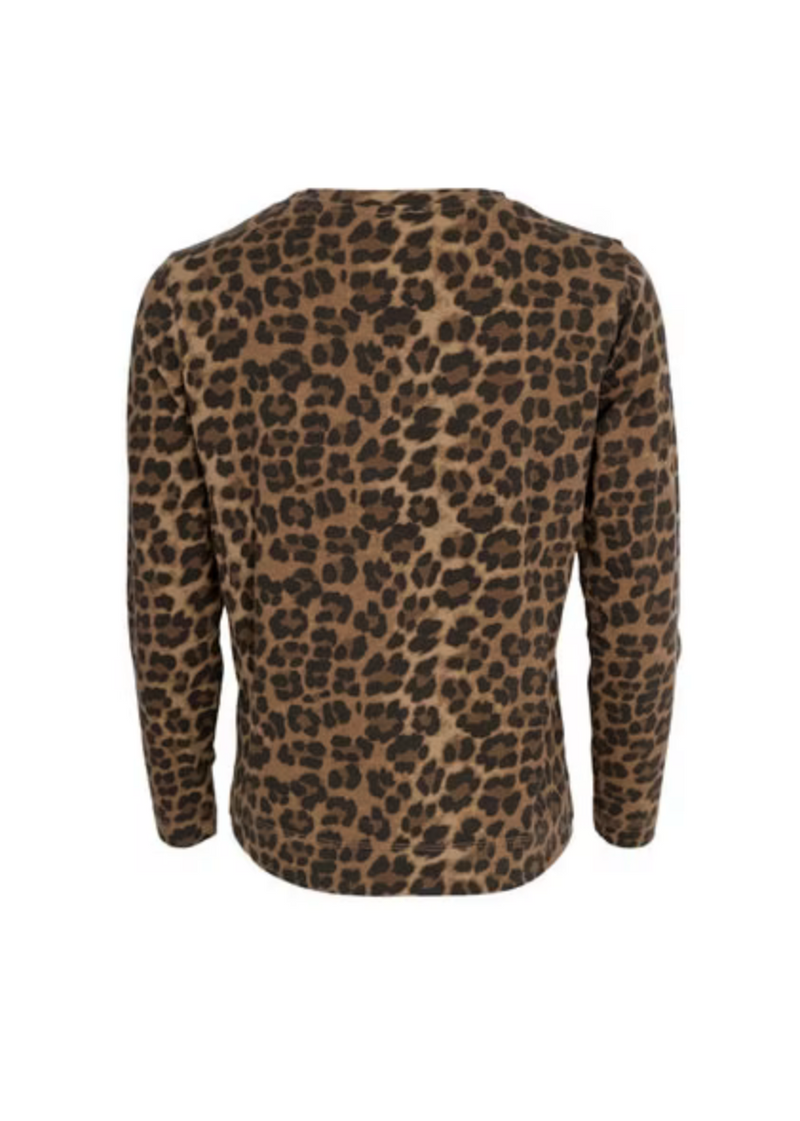 Zelda Long Sleeve Leopard Top