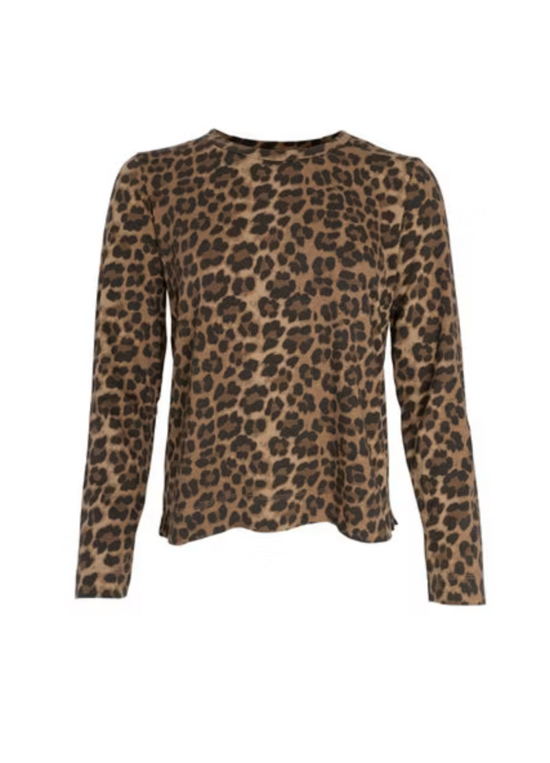 Zelda Long Sleeve Leopard Top