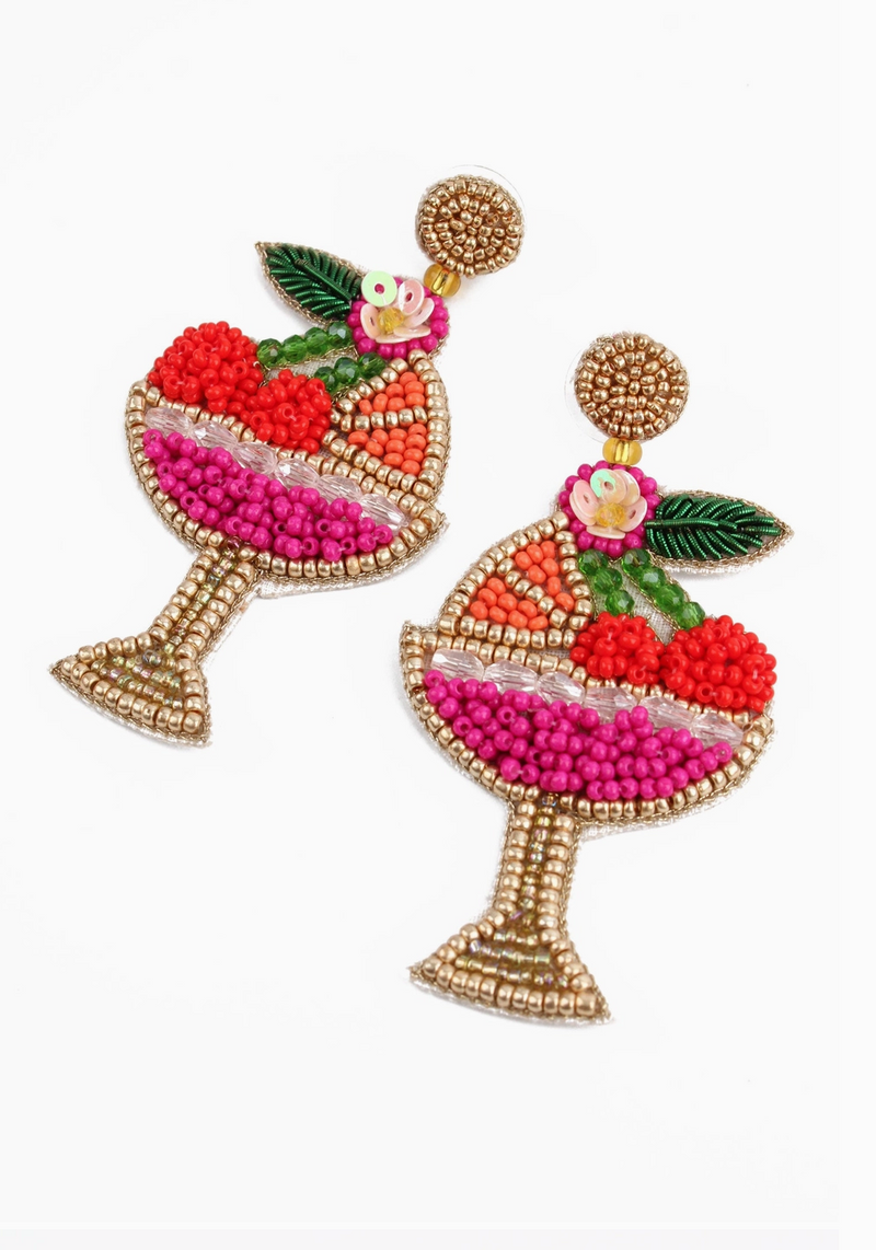 Fruity Cocktail Earrings