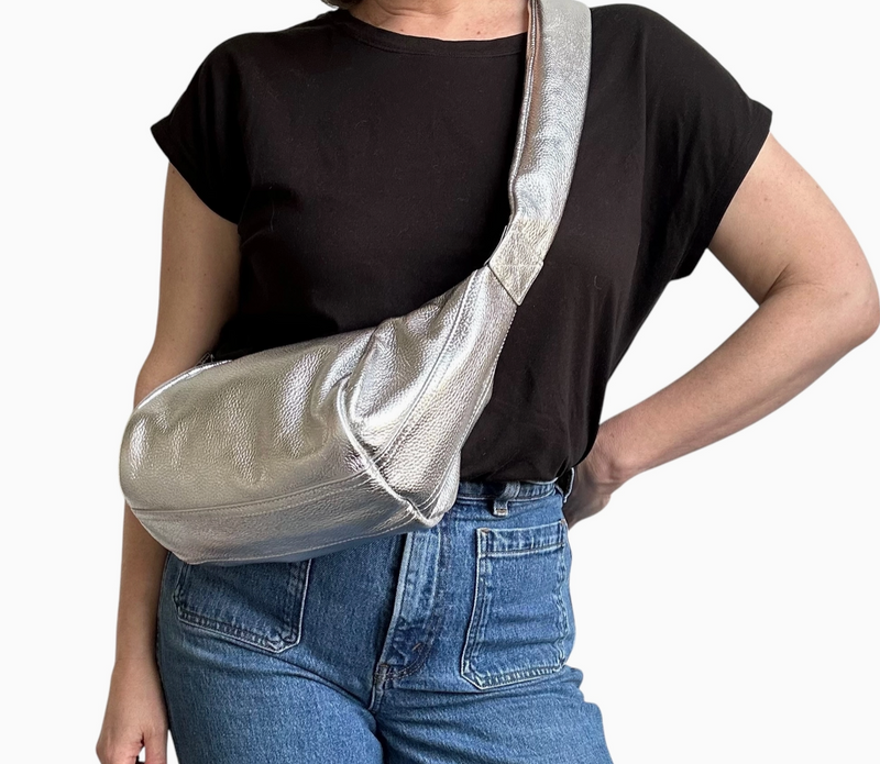 Brixton Leather Crossbody Sling Bag