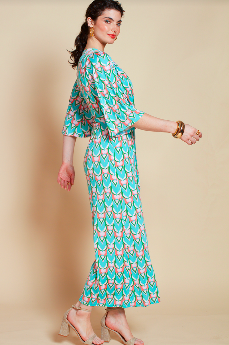 Laurie Jumpsuit in Blue Fawcett