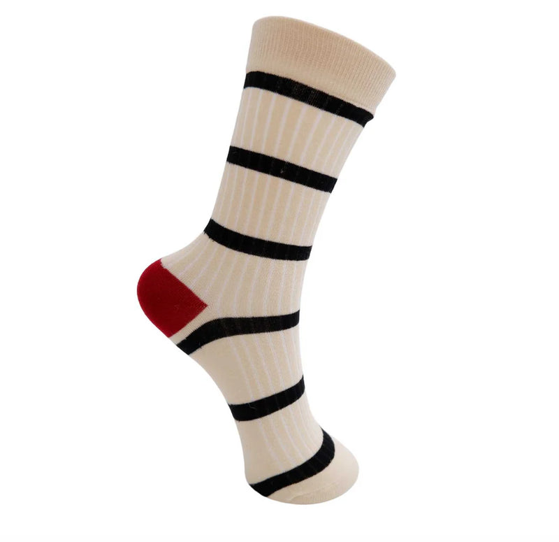 Rho Contrast Stripe Socks