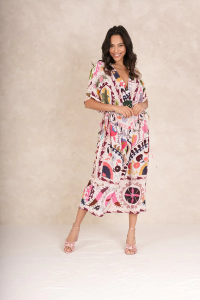 Susani Pink String Dress