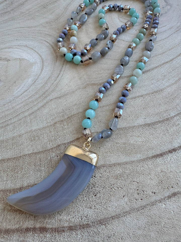 Kora Natural Stone Necklace