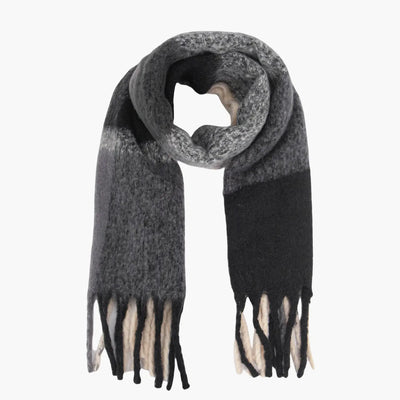 Yara Heavyweight Block Check Scarf