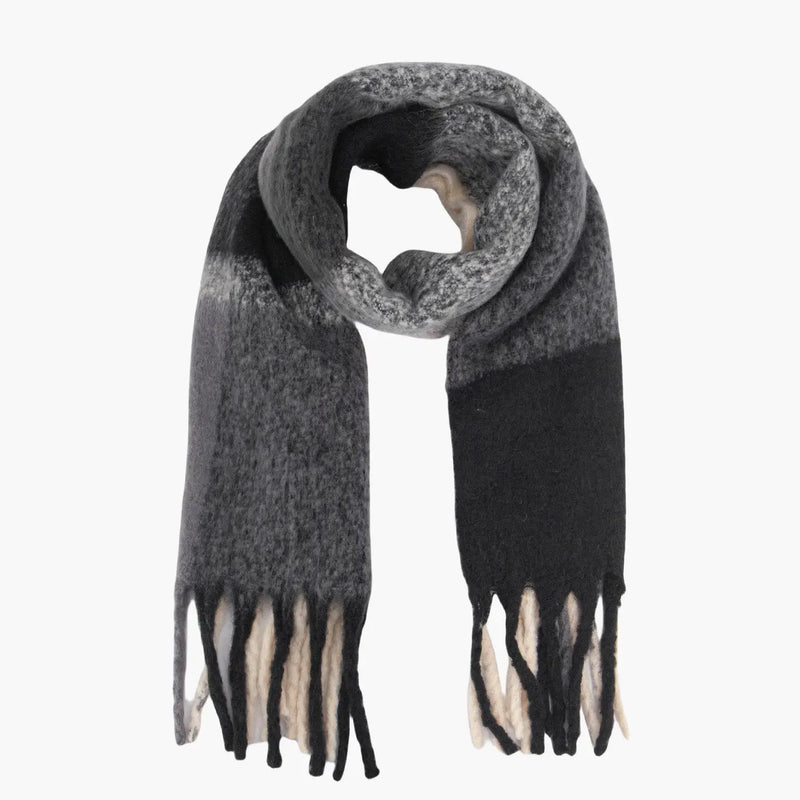 Yara Heavyweight Block Check Scarf