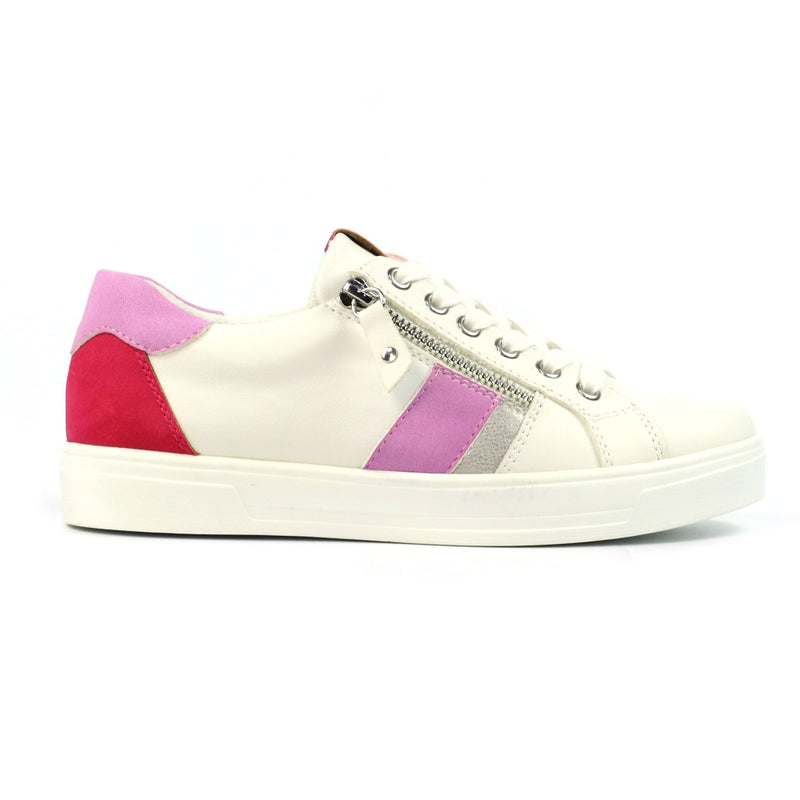 Angelica Pink Zip Trainers