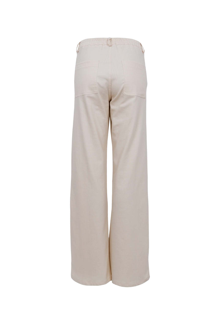Box Pocket Pant Denim Trousers in Off White