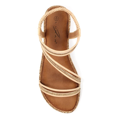 Aruba Rose Gold Sandal