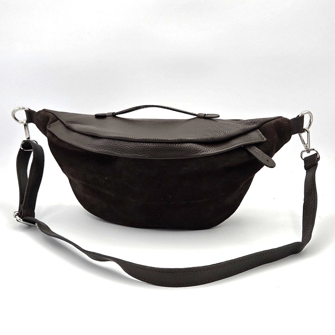 Berlin Large Leather &amp; Suede  Bum Bag