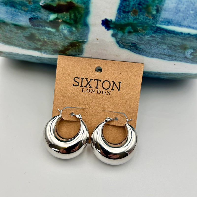 Retro Hoop Earrings