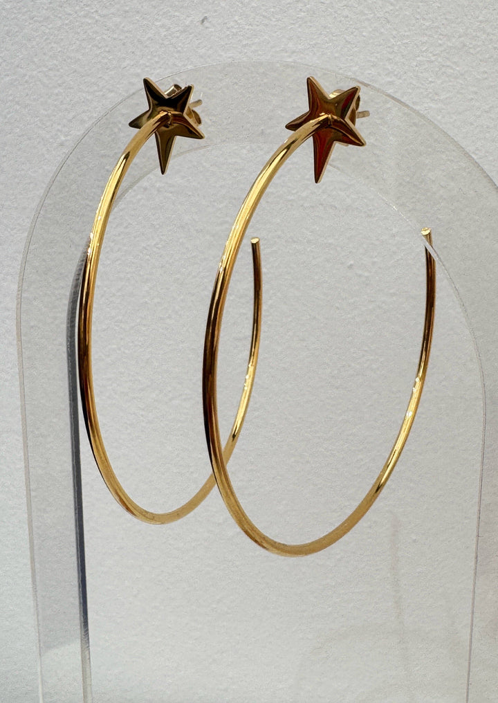 The Supernova Gold Plated Waterproof Earrings