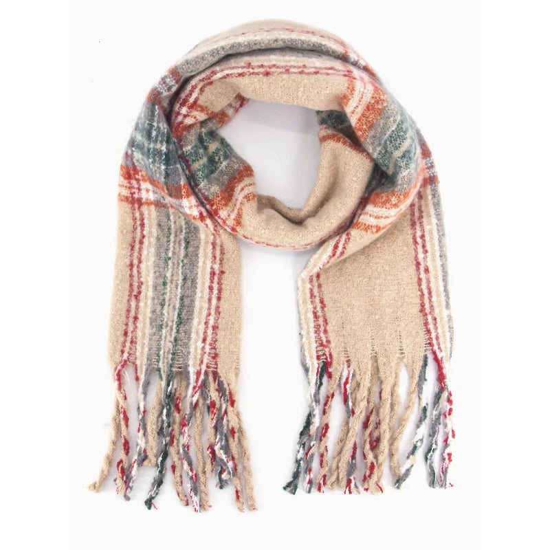 Greer Heavyweight Check Scarf