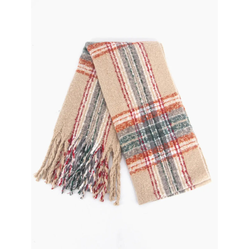 Greer Heavyweight Check Scarf