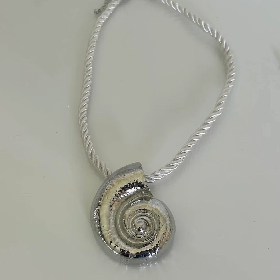 Seychelles Nautilus Statement Rope Necklace
