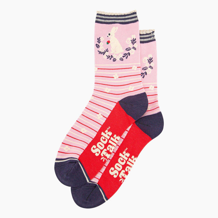 Pink Bunny Wreath Women&