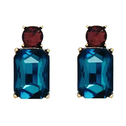 Mini Gem Stud Earrings