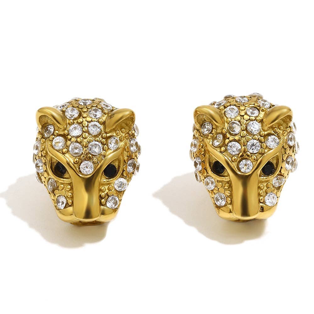 Fierce Gold Plated Waterproof Earrings