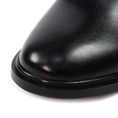 Corby Black Long Boots