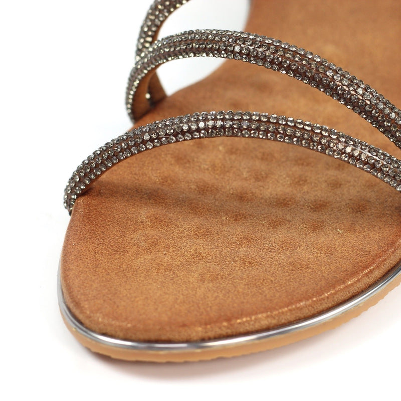 Cortez Pewter Sandals
