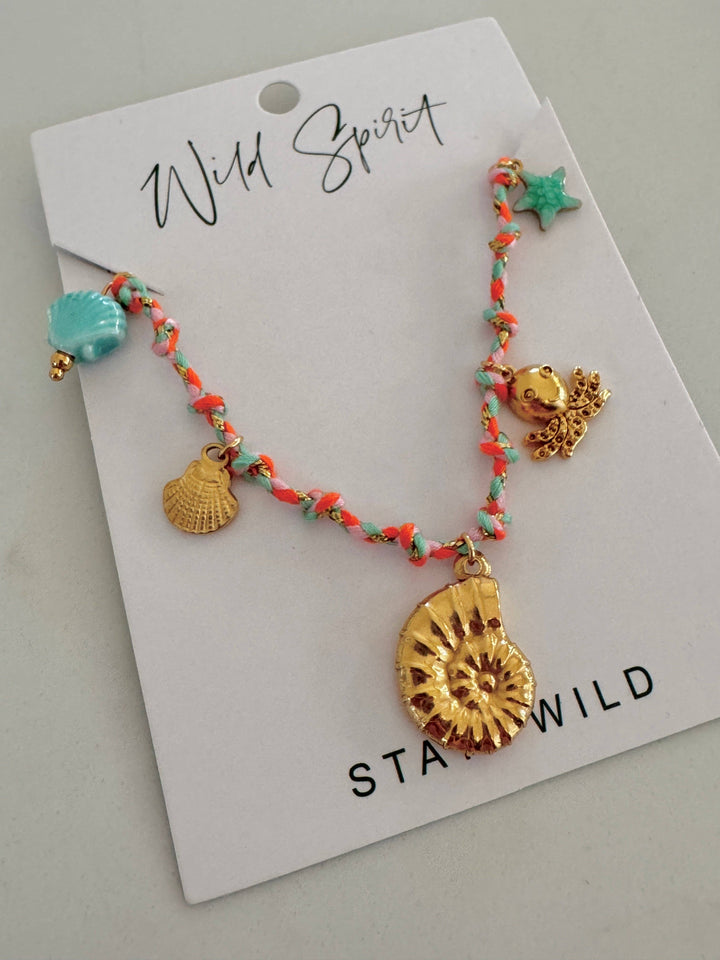 The Ocean Treasures Necklaces: Pink