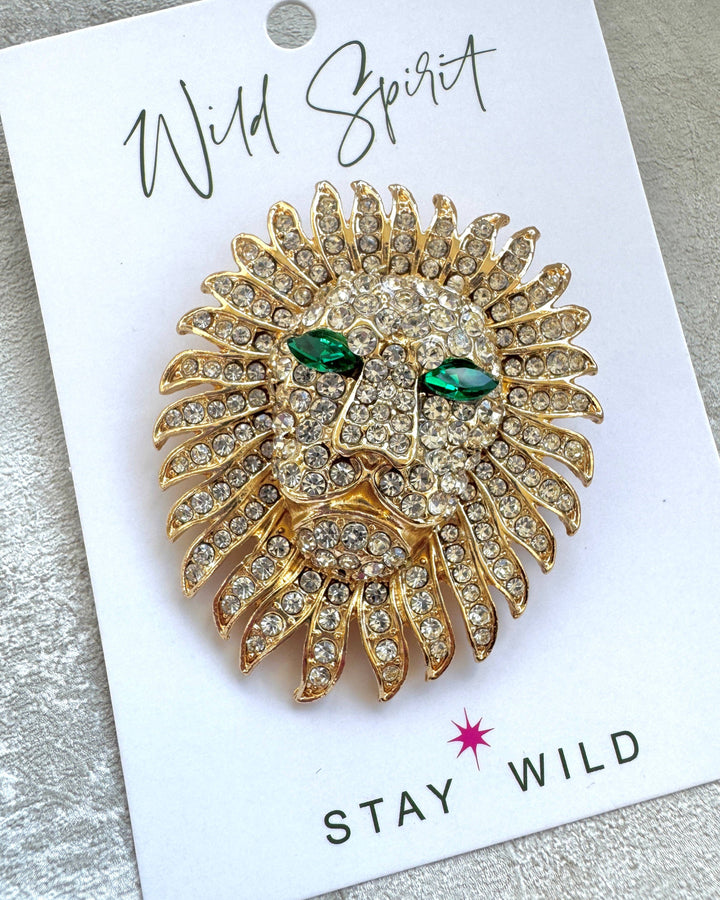 The Gold Lion Brooch