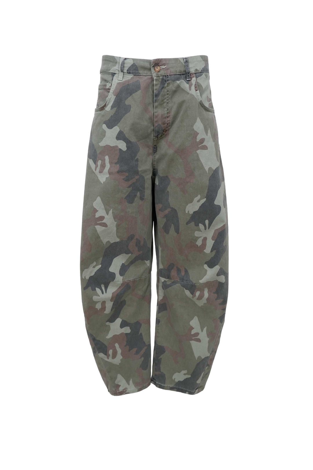 Aila barrel Camo Trouser