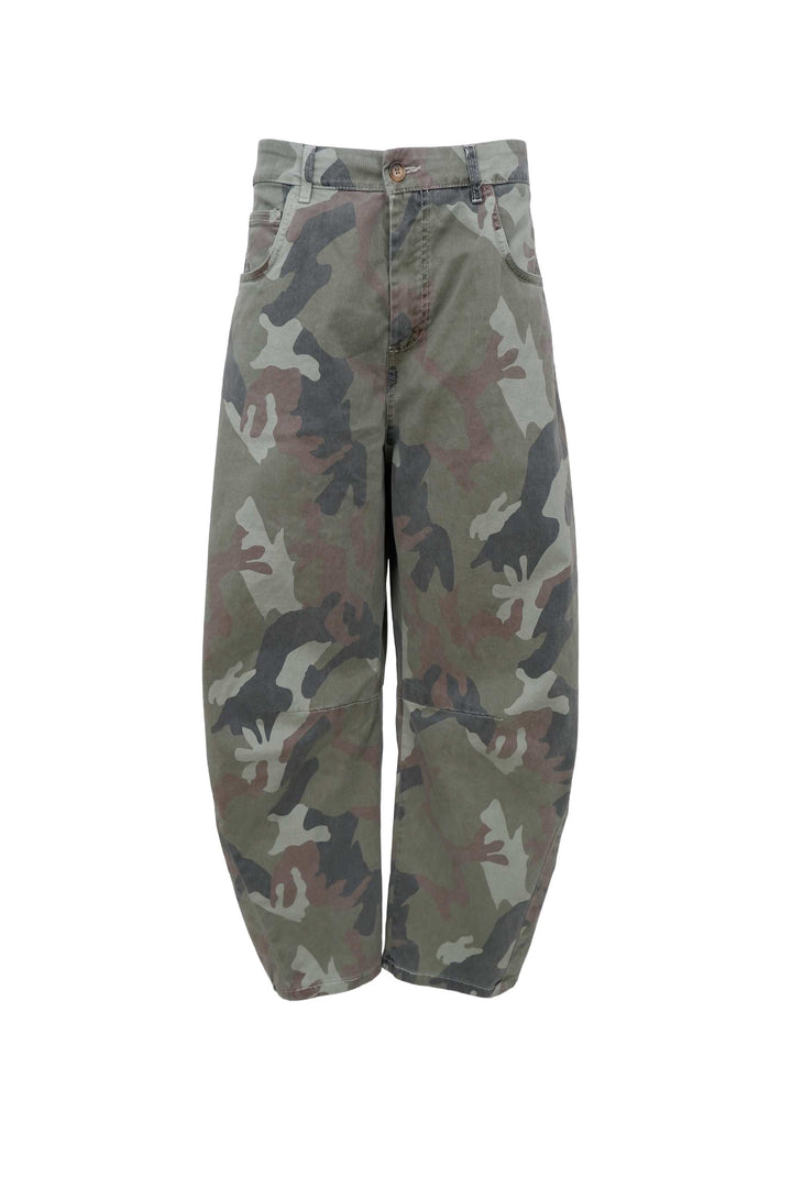 Aila barrel Camo Trouser