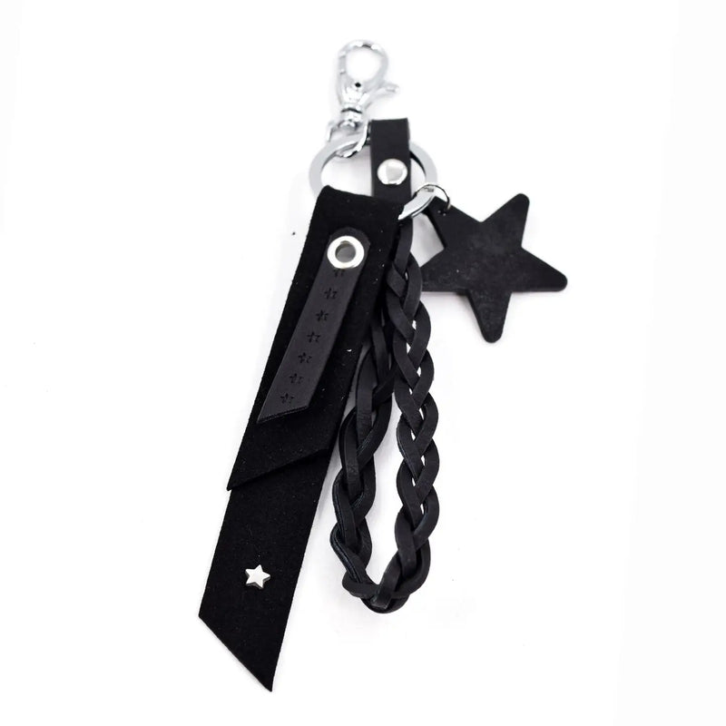 Tassel Plait & Star Keyring