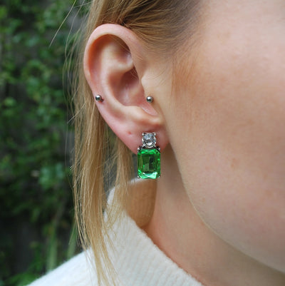Mini Gem Stud Earrings